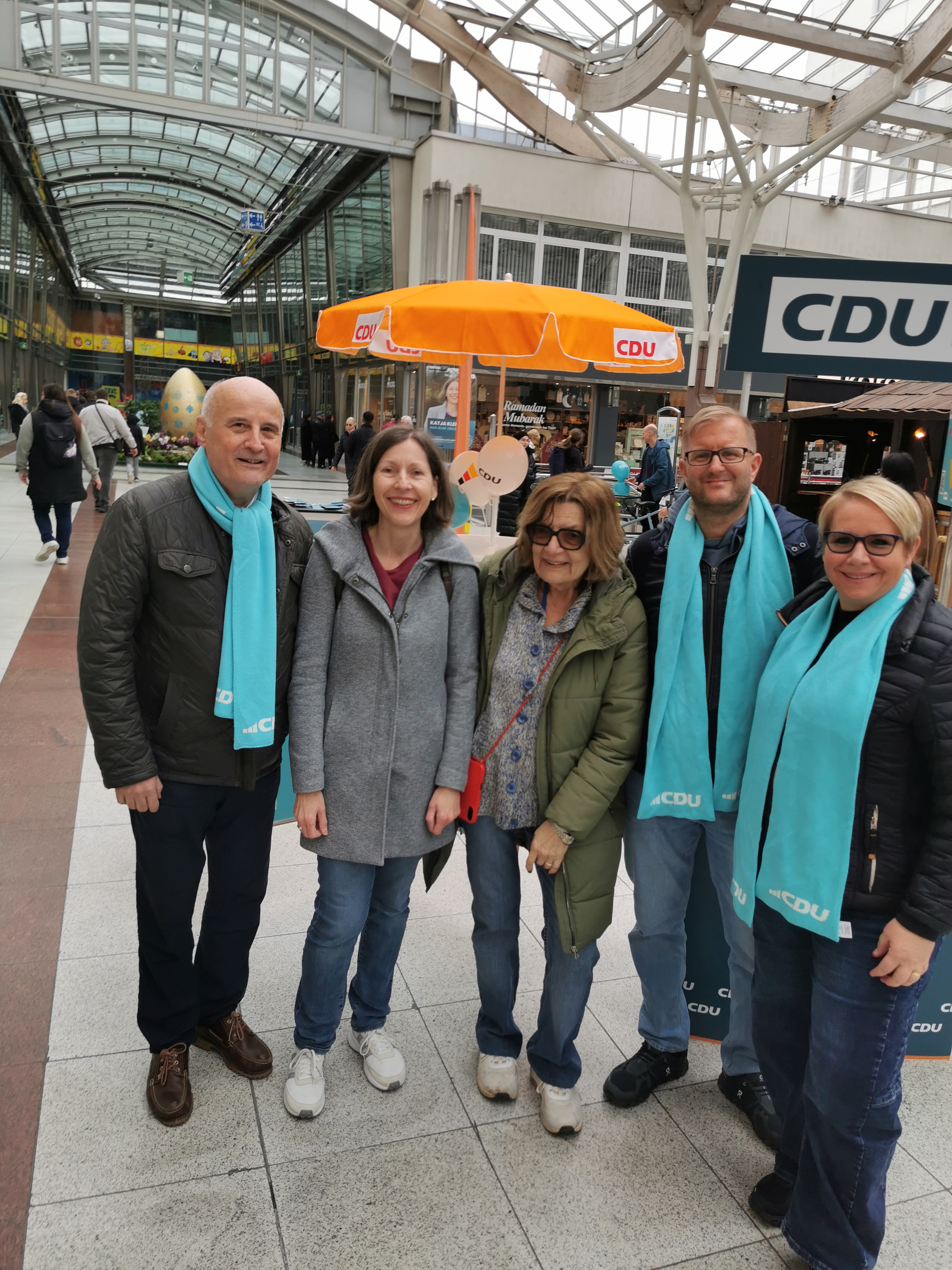 Heute betreuten wir gemeinsam mit den Freunden von der CDU Nordwest den Infostand im 'Nordi'.